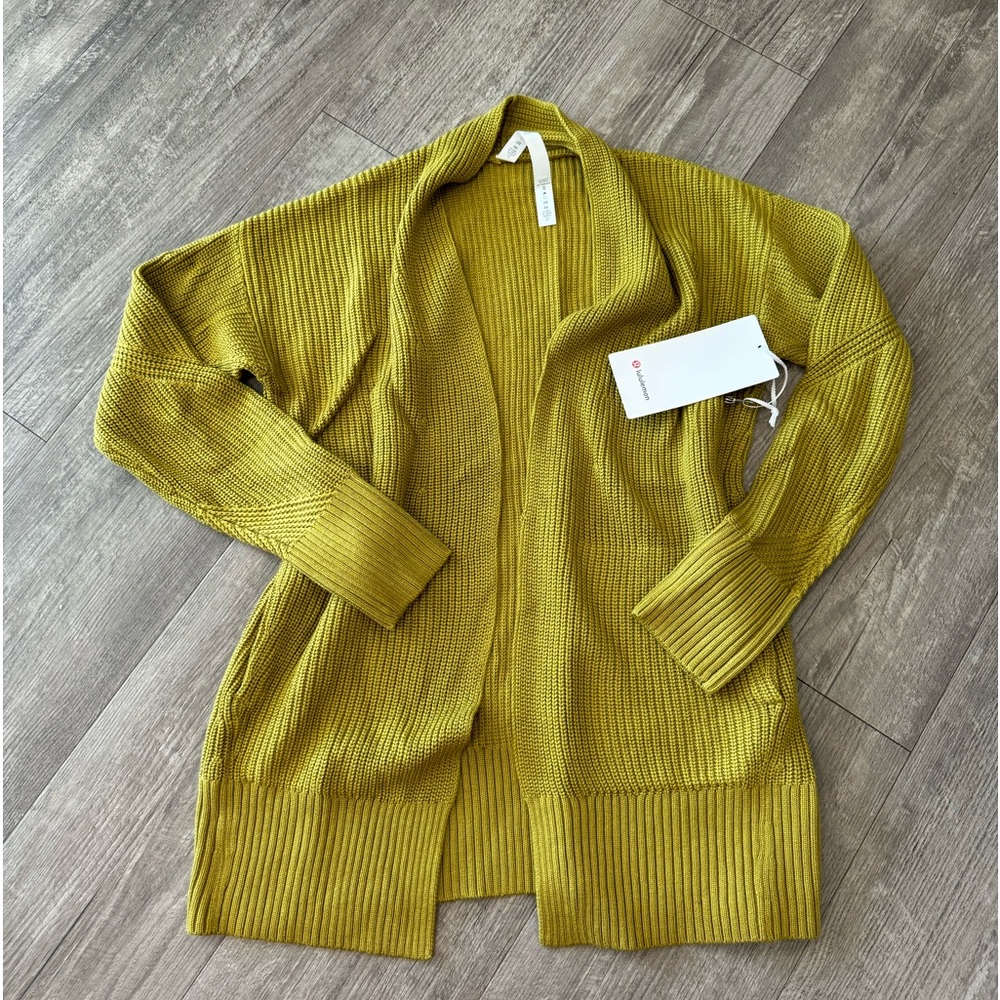 SOLD❤️🔥LULULEMON cashlu sweater wrap cardigan ✨ - Picture 2 of 16